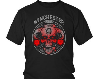 Winchester Bros Shirt, Supernatural Shirt, Unisex Shirt, Supernatural Art, Supernatural Print, Supernatural Design, Supernatural Tee