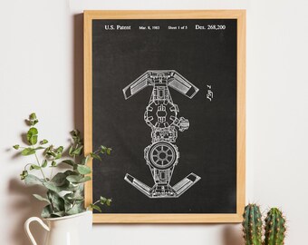 Tie Bomber Star Wars, Tie Bomber, Star Wars, Star Wars Gift, Men's Gift, INSTANT DOWNLOAD