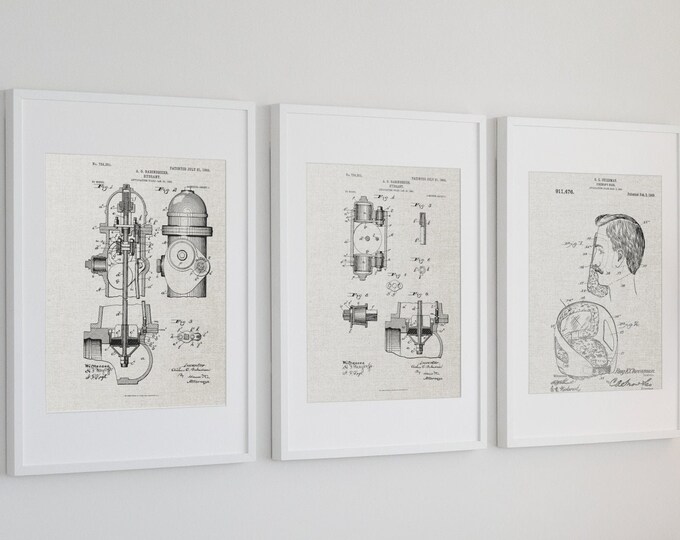 Firefighter Wall Decor, Firefighter Art Print, Fireman Room Decor ...
