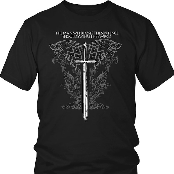 Stark Ice Sword Shirt, GOT Tshirt, Game of Thrones Tee, GOT Unisex Shirt, GOT, Game of Thrones, Thronies