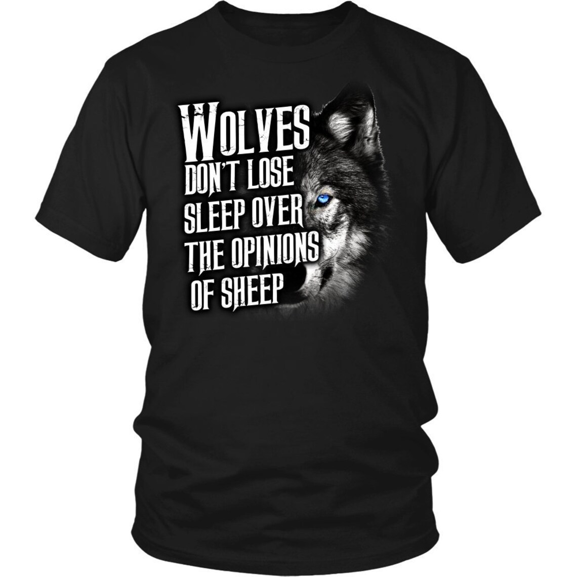 Wolf T-shirt wolves Don't Lose Sleep Unisex - Etsy