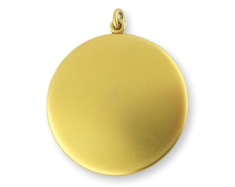 Antique Victorian 14K Yellow Gold Large 2" Locket | 37.1 grams