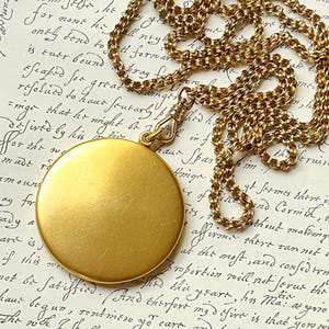 Antique Victorian 14K Yellow Gold Large 2&quot; Locket | 37.1 grams