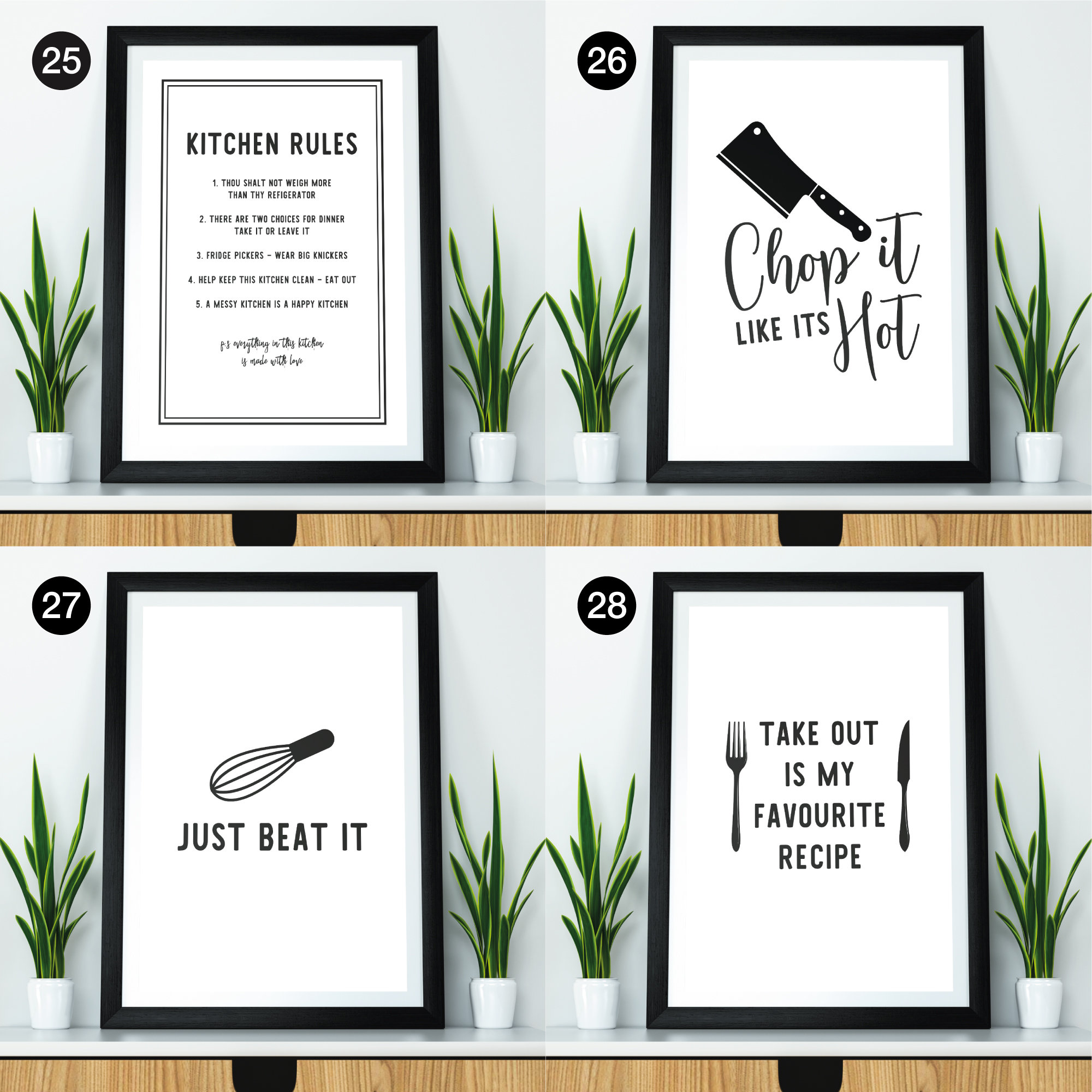 kitchen prints wall art picture funny quote print dining room etsy