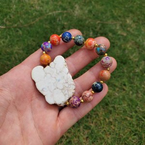 Sea sediment imperial jasper bracelet
