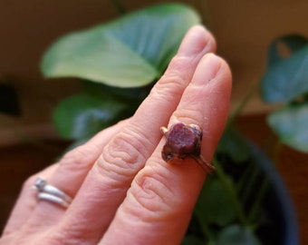 Electroformed Ruby Ring