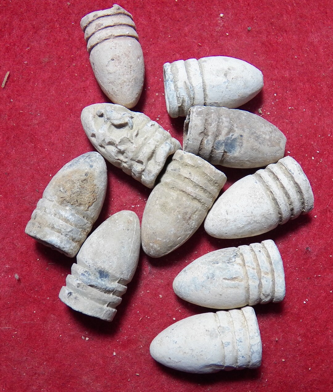 Triple Ringer Bullet 10 Excavated Slightly Damaged Civil War .58 Cal. 3-ring Bullets - Etsy