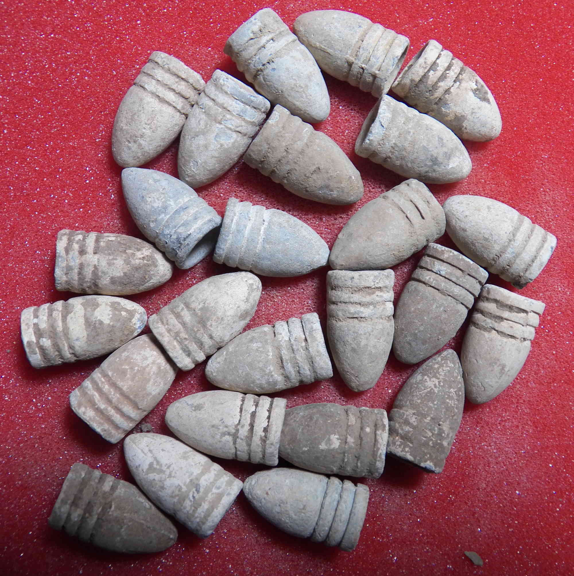 25 Excavated Civil War .58 Cal. 3ring Bullets Etsy UK