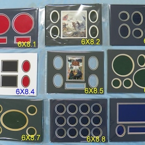 6&quot;X8&quot; Mats In Riker Display Case For Civil War Artifacts Or Other Collectibles