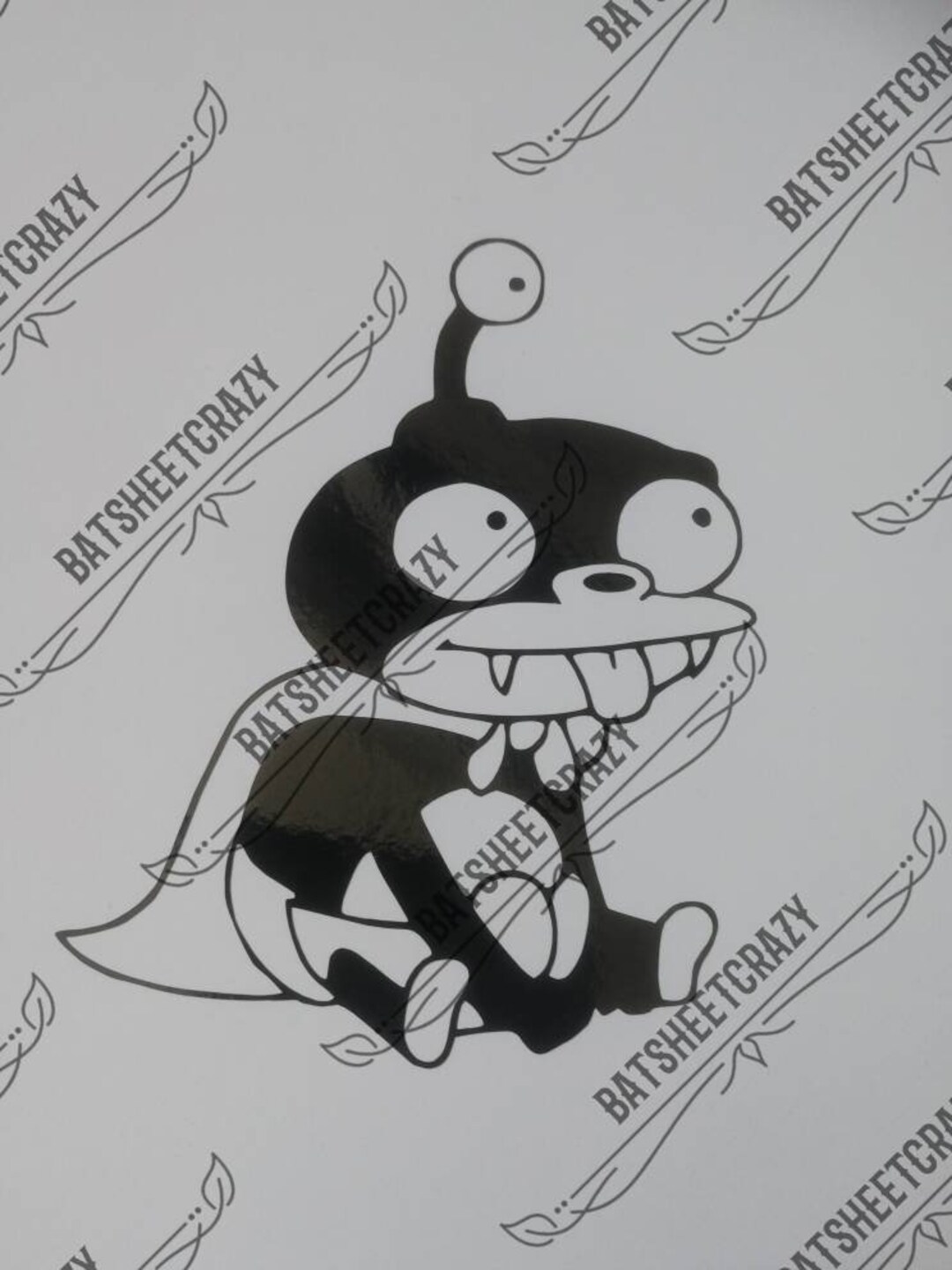 Cute Futurama Character Nibbler Adhesive Vinyl Decal for Car/laptop