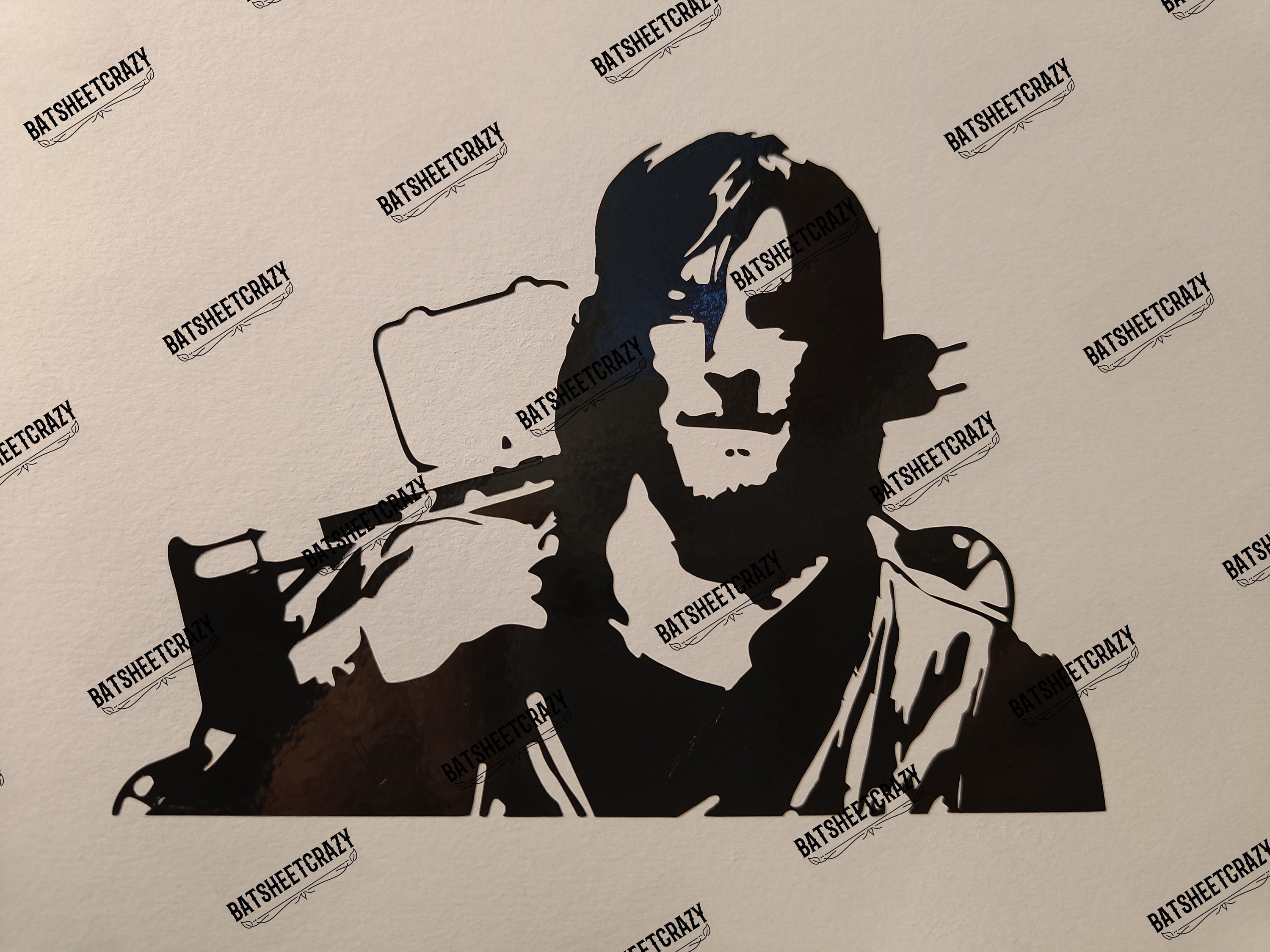 walking dead daryl stencil