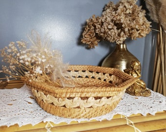 Wicker basket / Basket / Fruit basket / Rattan basket / Empty pocket