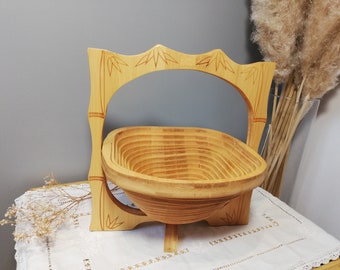 Fruit basket / Wooden basket / Coaster / Wooden basket