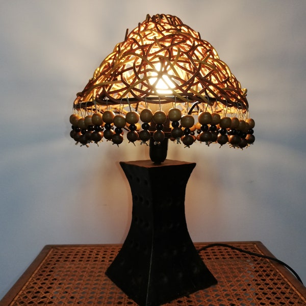 Wicker lamp / Rattan lamp / Table lamp / Rattan lamp / Light