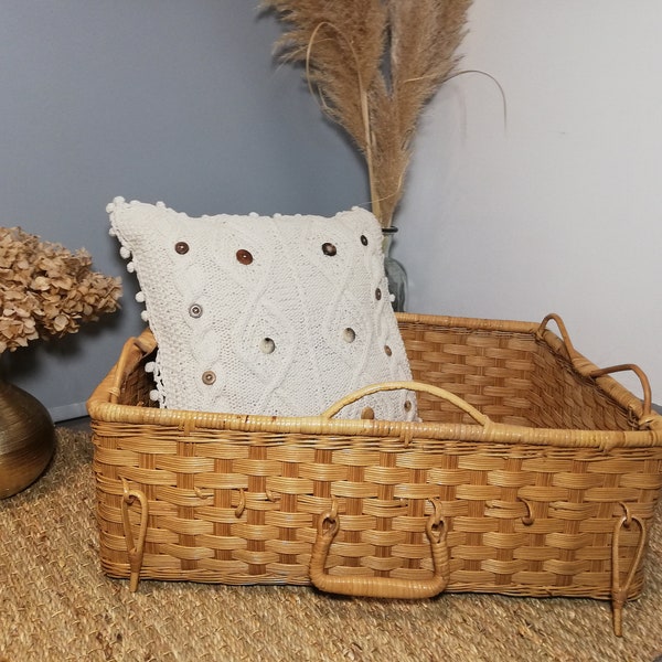 Panier en osier / Panier en rotin / Malle en osier / Wicker basket