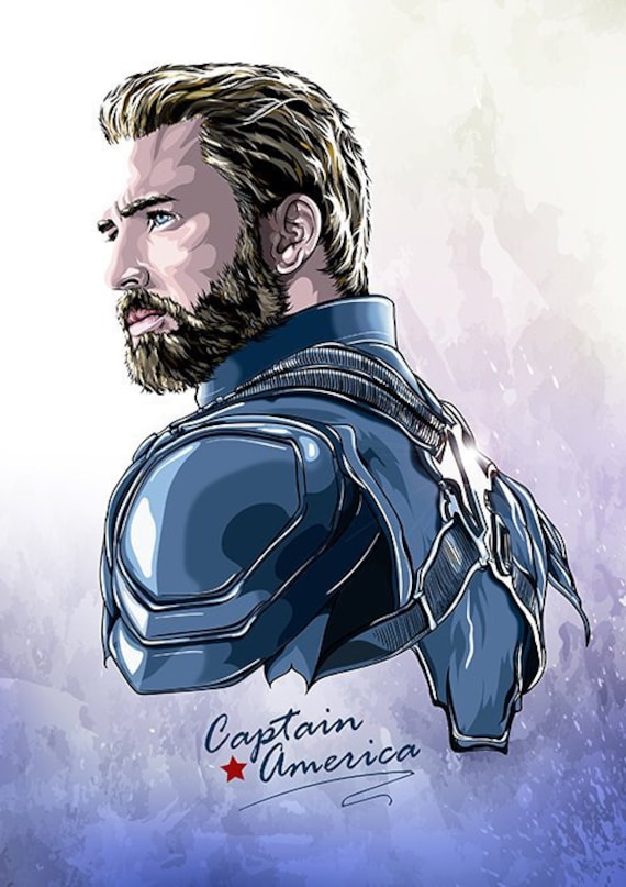 Realistic sketch of Chris Evans as captain America by arpitkshirsagar on  DeviantArt