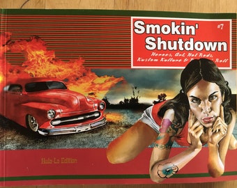 1-3/4 Inch Motorcycle &amp; Scooter Mufflers 3 Inch Moon Eyes Sticker - Rat Fink Hot Rod Old School Racing Decal Mooneyes Car &amp; Truck Decals &amp; Vinyl