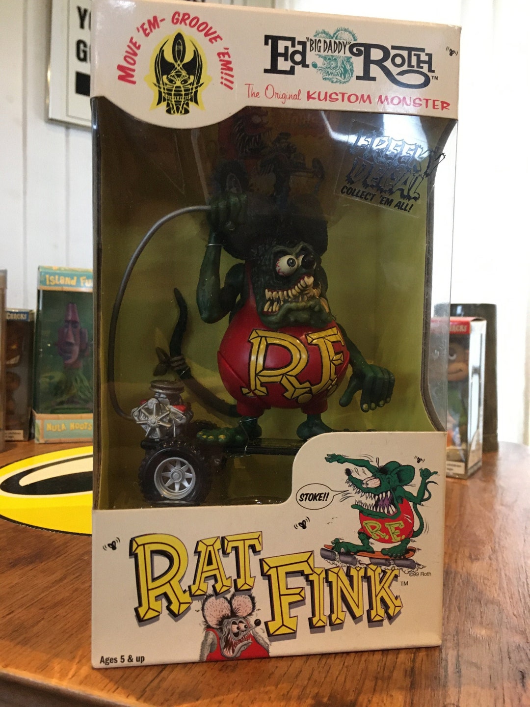 Big Daddy Roth's - Skateboard - Rat Fink 1999 - Etsy