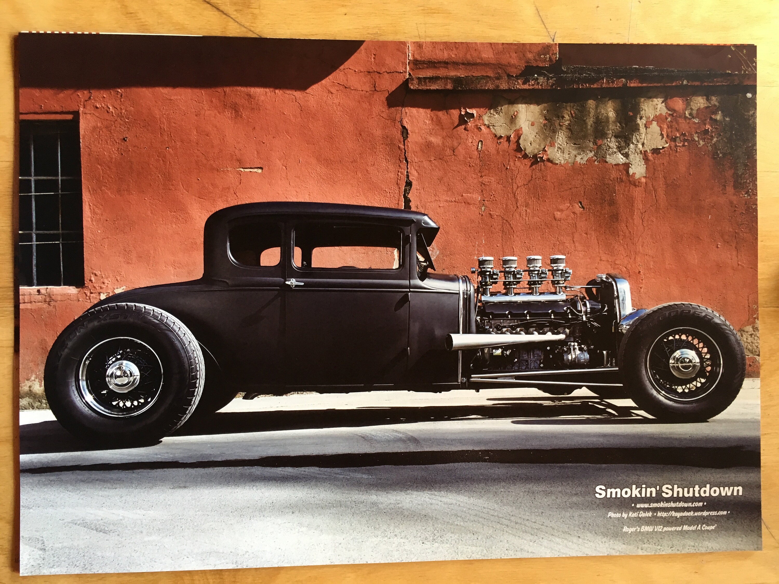 BMW V12 Powered Ford Model A-hot Rod Poster - Etsy