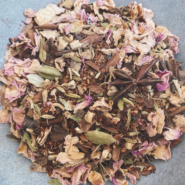 Moonlight Chai | Caffeine-Free Herbal | Rooibos | Organic Loose Leaf Tea