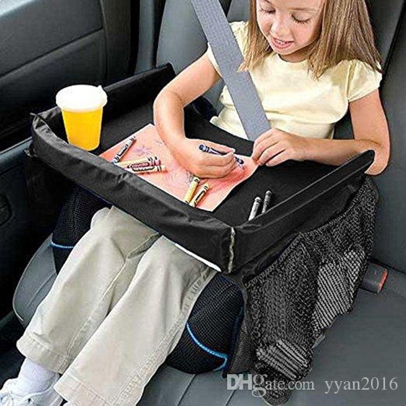 Kids Car Seat Tray Airplane Table For Travel Eating Reading Plating