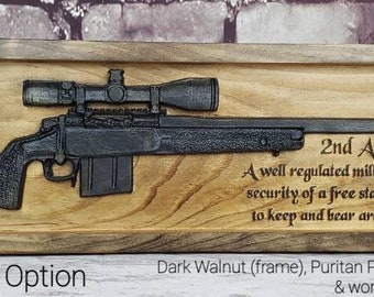 Customizable Sniper Rifle With Second Amendment