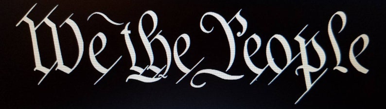 WE THE PEOPLE Decal Custom Vinyl Decal Preamble Constitution Customize Your Own Decal Vinyl Sticker Custom Stickers Car Decal Truck Decal