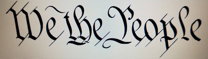 WE THE PEOPLE Decal Custom Vinyl Decal Preamble Constitution Customize Your Own Decal Vinyl Sticker Custom Stickers Car Decal Truck Decal