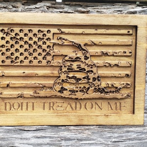 Don&#39;t Tread On Me Flag Sign