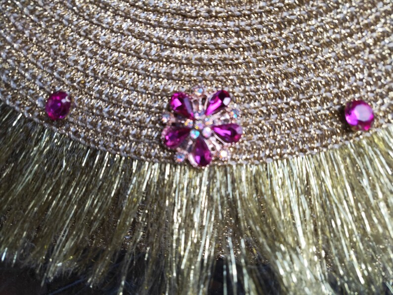 Golden party clutch with crystals and fringes, special for a Valentine's Day gift. Gold Evening Bag" and "Boho Chic Bag.