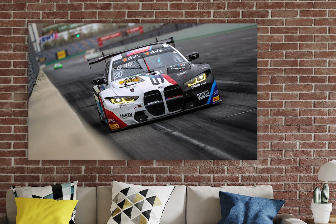 BMW M4 GT3 Poster - Schubert Motorsport, Racetrack, Racing, Car Racing ...