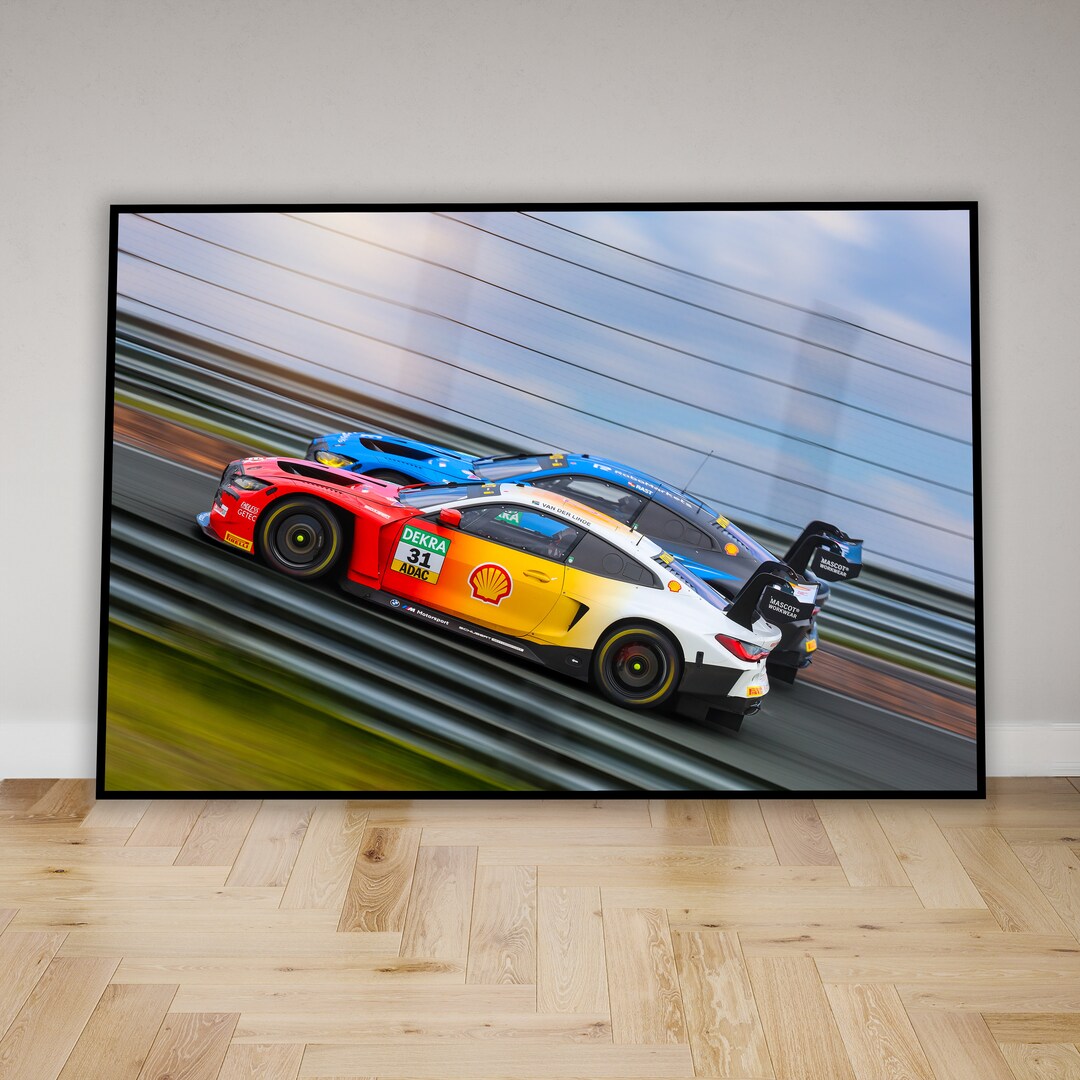 BMW M4 GT3 Poster - Schubert Motorsport, Racetrack, Racing, Car Racing ...