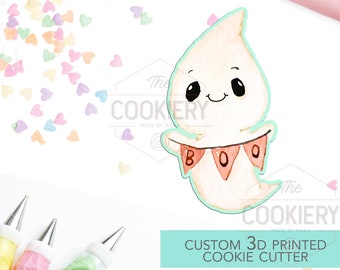 Cortador de galletas con forma de fantasma de Halloween - Cortador de galletas impreso en 3D - TCK63114