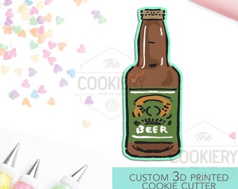 Tall Beer Bottle - Father's Day, St Patrick's Day Cutter - 3D Printed Cookie Cutter - TCK19134