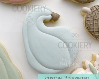 Curvy Gourd Cookie Cutter - Fall and Thanksgiving - Cookie Cutter -  3D Printed Cookie Cutter - TCK86162