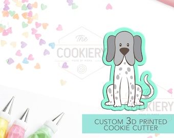 Cortador de galletas con forma de perro - Cortador de galletas de raza grande - Cortador de galletas impreso en 3D - TCK34120