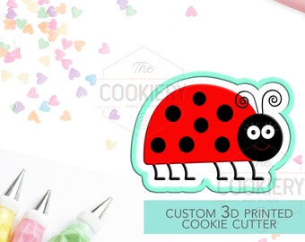 Ladybug Cookie Cutter - Spring Ladybug Cookie Cutter - 3D Printed Cookie Cutter - TCK34124