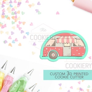 RV Camper Cookie Cutter - Camper Cookie Cutter - 3D Printed Cookie Cutter - TCK64103