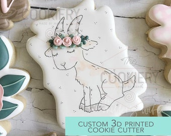 Cortador de galletas con forma de placa - Cortador con marco vintage - Cortador de galletas impreso en 3D - TCK36103