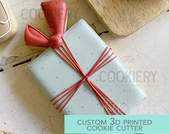 Christmas Gift Cutter - Christmas Holiday Cutter -   3D Printed Cookie Cutter - TCK84187
