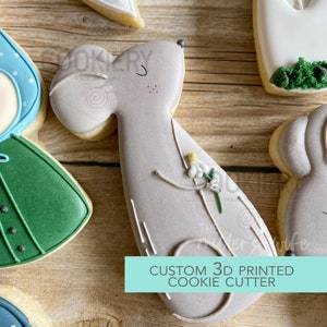 Skinny Mouse Cookie Cutter - Cute Forest Gnome Cutter  - 3D Printed Cookie Cutter - TCK85245