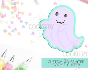 Cortador de galletas con forma de fantasma - Fantasma de Halloween - Cortador de galletas - Cortador de galletas impreso en 3D - TCK62115