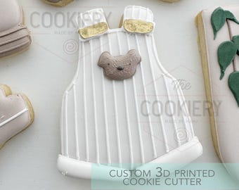 Baby Overalls Cookie Cutter - Baby Bär Cookie, Baby Shower Cookie - 3D Gedruckter Cookie Cutter - TTCK32169