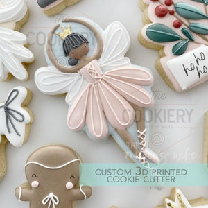 Sugar Plum Fairy Nutcracker Cookie Cutter  - Christmas Cookie Cutter   - 3D Printed Cookie Cutter - TCK87227