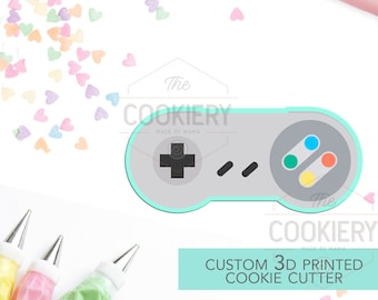 Cortador de galletas con forma de mando de videojuegos - Cortador de galletas para el Día del Padre - Cortador de galletas con forma de mando - Cortador de galletas impreso en 3D - 81113