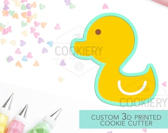 Rubber Ducky Cookie Cutter - Duckling Cutter - Duck Cookie Cutter -  Baby Shower Cookie - 3D Printed Cookie Cutter - TCK32111