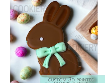 Chocolate Bunny Cookie Cutter, Easter Bunny Cutter, 3D Printed Cookie Cutter - TCK13204