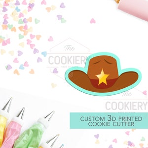 Cowboy Hat Cookie Cutter -  Western Theme Cutter -  3D Printed Cookie Cutter - TCK81107