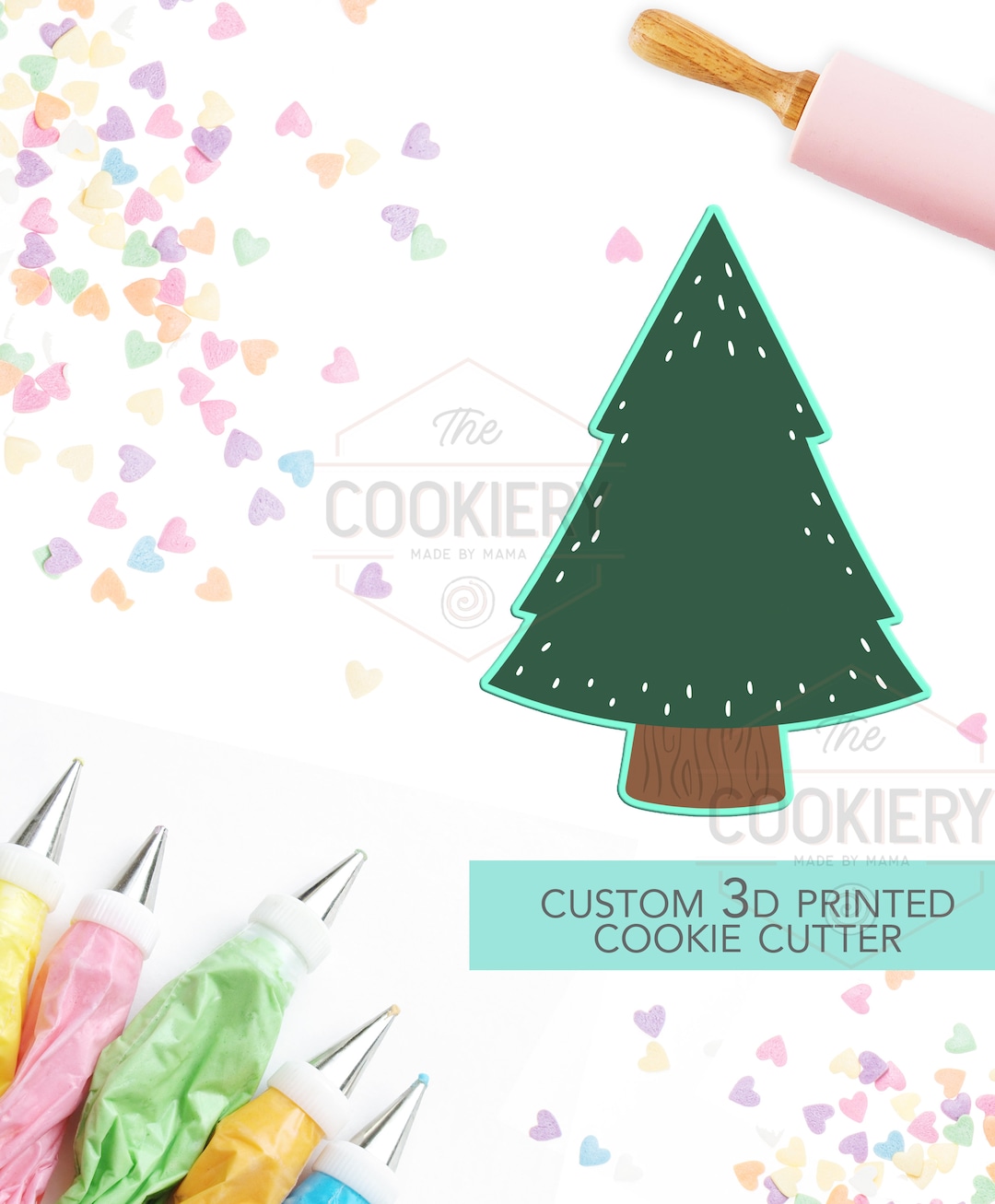 Emporte-pièce En Bois De Cône De Pin – Moule à Biscuits, Pain D’Épice – Pour Cuisine, DIY, Cadeau Créatif - 2