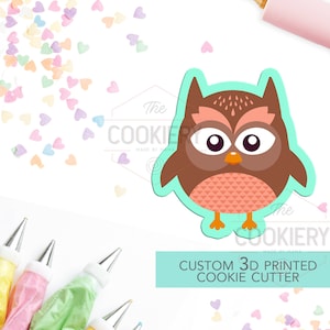Baby Owl Cookie Cutter - Woodland Animals - Lumberjack Cookie  - 3D Printed Cookie Cutter - TCK34129